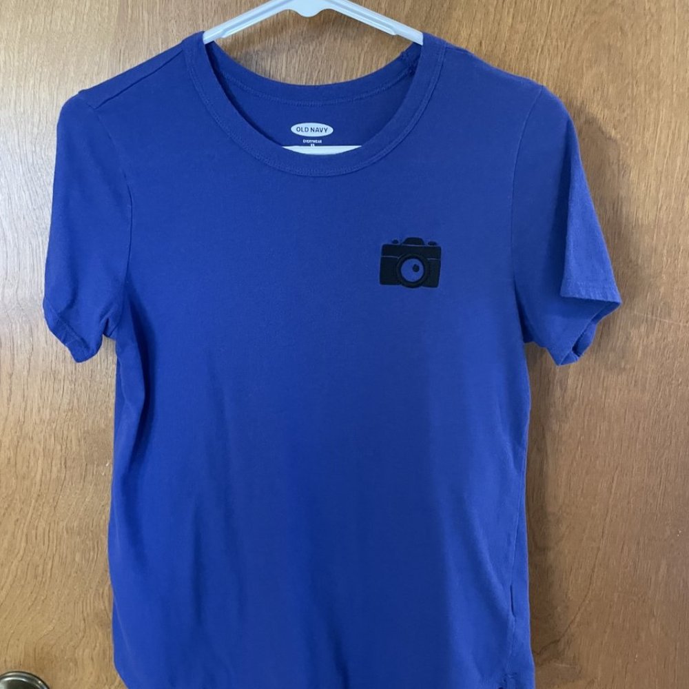 Set of 3 Old Navy Short Sleeve TShirts Top Women's Size XSmall Blue Yellow EUC - Picture 6 of 13